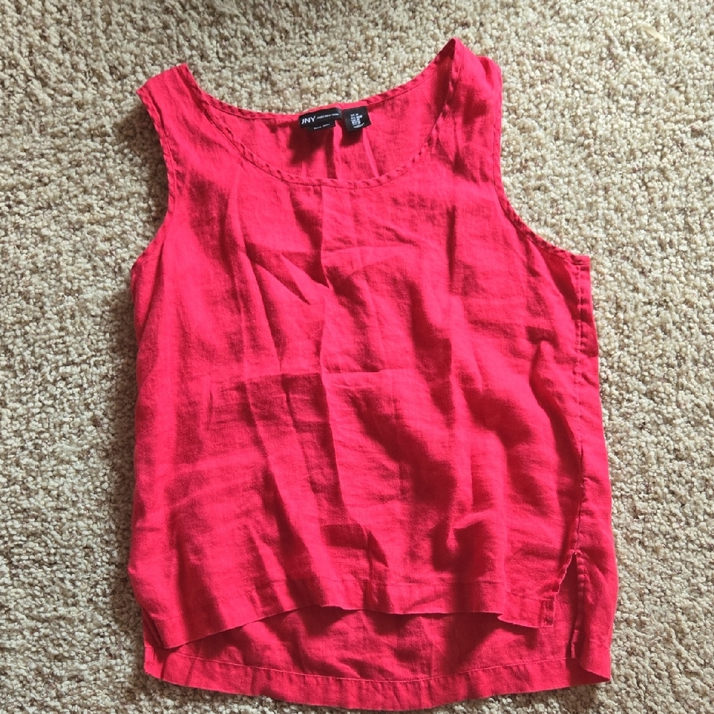 Women's Pink Sleeveless Top